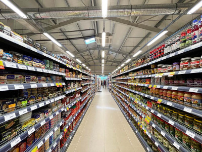 Shop shelves in Salaspils 3